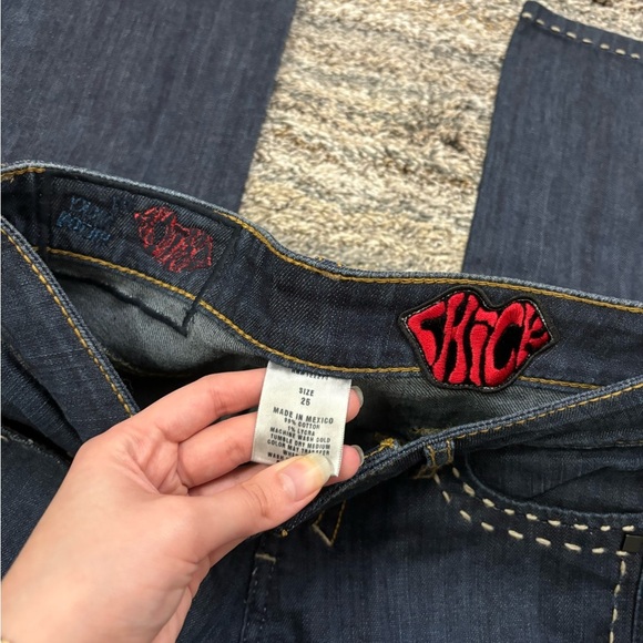 Y2K Low Rise Jeans Sz 25 NWT | Chick By Nicky Hilton Low Rise Mini Bootcut Jeans - Picture 6 of 16